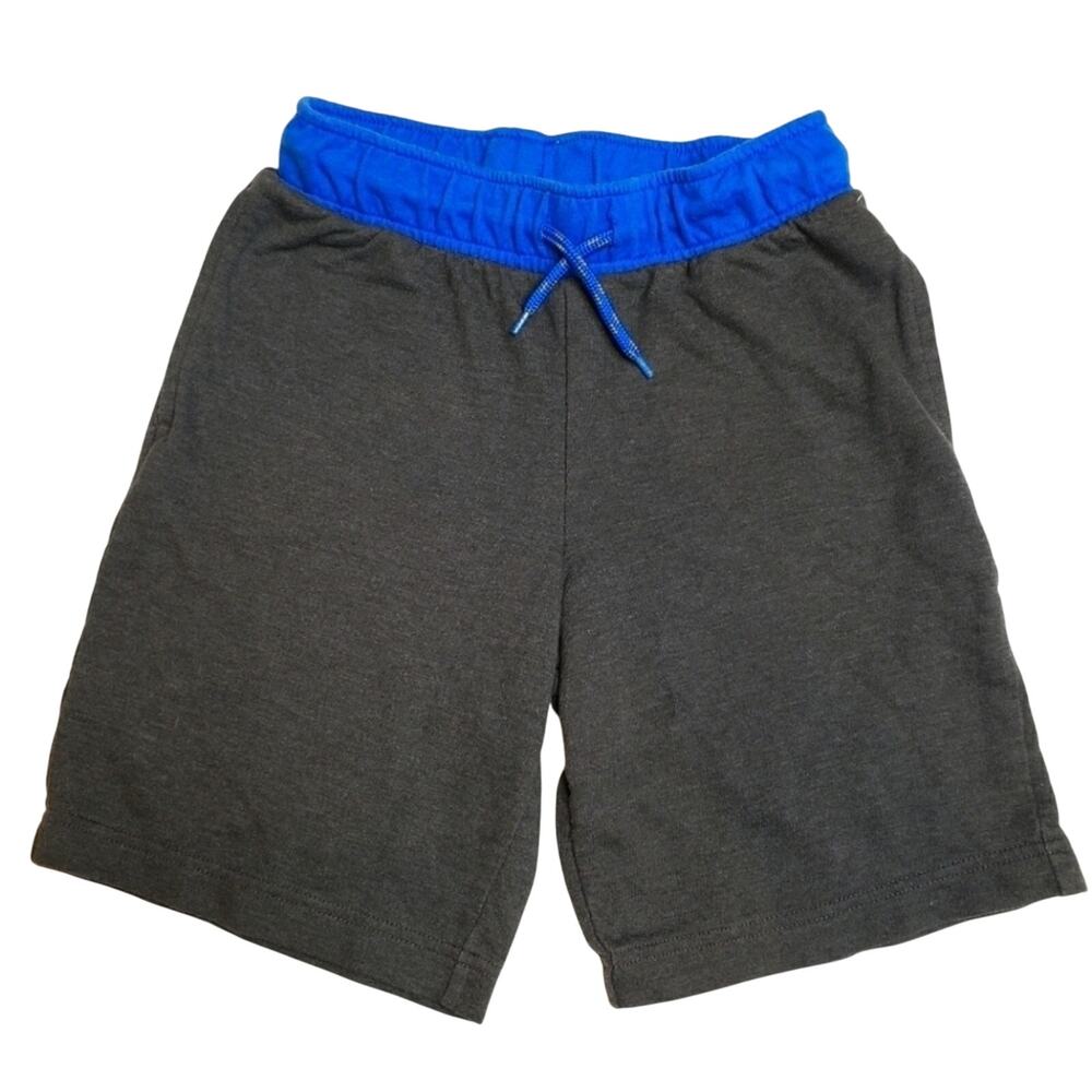 Cat and Jack Elastic and Tie Waisted Dark Gray Shorts 8/10